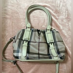 Burberry Smoked Check Northfield Tote Trench